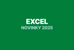 Novinky v Exceli 2025